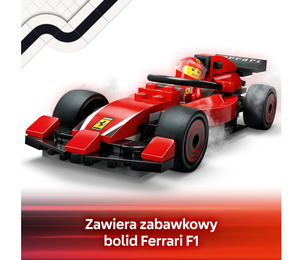 LEGO City 60443 F1® Pit stop i mechanicy z bolidem Ferrari - 1298083 - zdjęcie 7